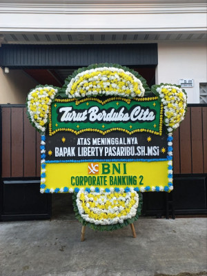 Papan Bunga Duka di Perbawati