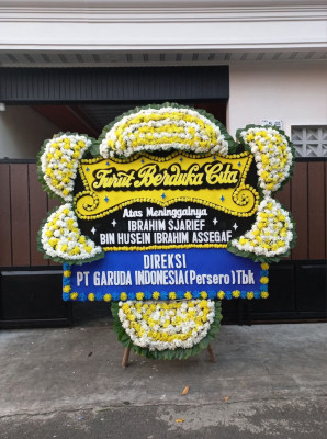 Papan Bunga Duka di Perbawati