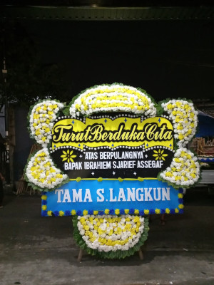 Papan Bunga Duka di Perbawati
