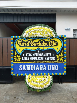 Papan Bunga Duka di Perbawati
